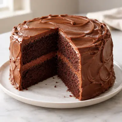 Gâteau au chocolat à étages facile et moelleux