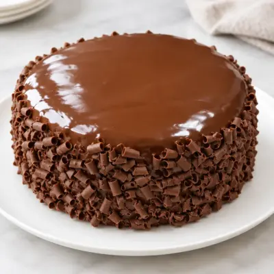Gâteau au chocolat recette ganache brillante