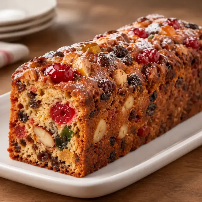 Gâteau aux fruits confits facile et moelleux