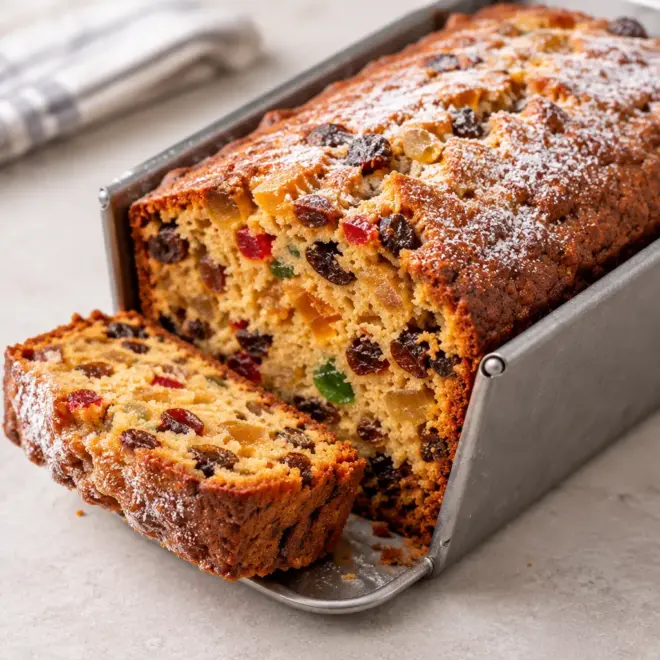 Gâteau aux fruits confits facile et moelleux