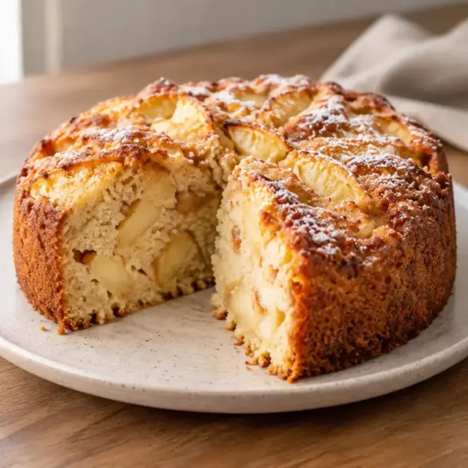 Gâteau aux pommes facile et moelleux