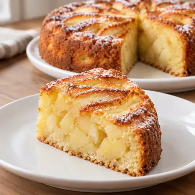 Gâteau aux pommes facile et moelleux