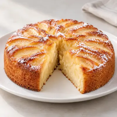 Gâteau aux pommes facile et moelleux