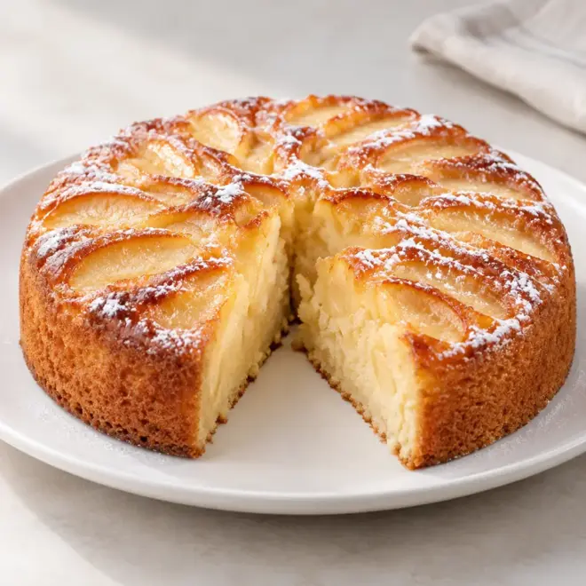 Gâteau aux pommes facile et moelleux