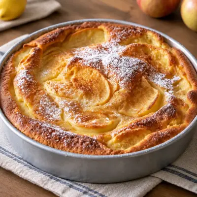 Gâteau aux pommes facile et moelleux