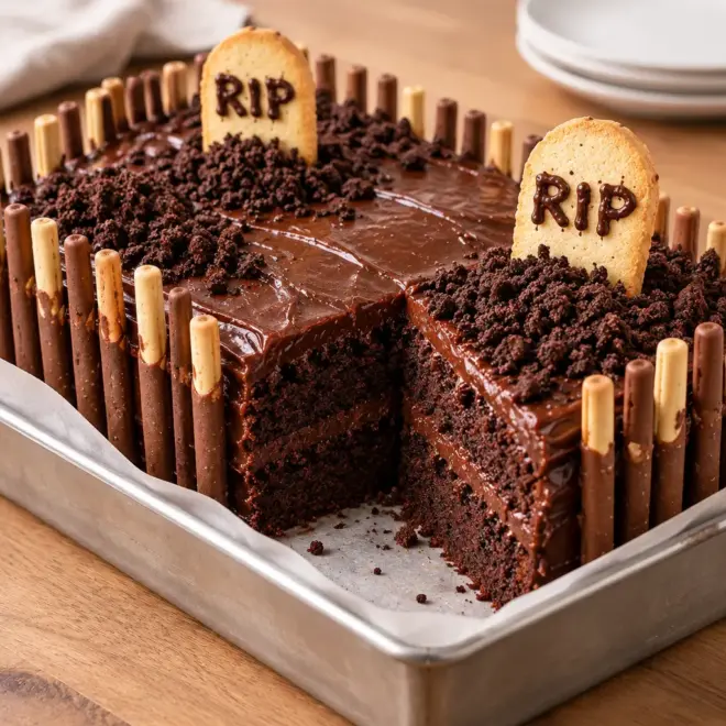 Gâteau cimetière : recette facile au chocolat