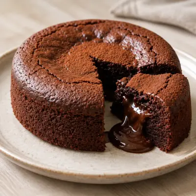 Gâteau coulant au chocolat facile et rapide