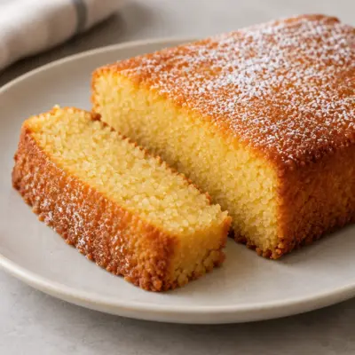 Gâteau de semoule facile, doré et moelleux