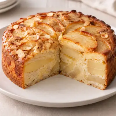 Gâteau invisible aux pommes facile et fondant