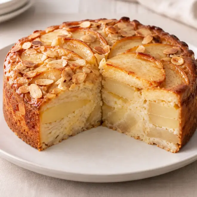 Gâteau invisible aux pommes facile et fondant