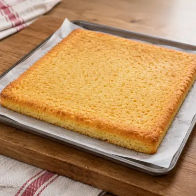 Génoise pour bûche de Noël facile et souple