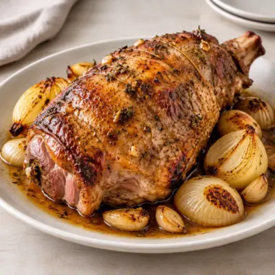 Gigot d’agneau rôti : recette facile et fondante