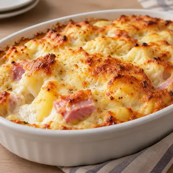Gratin chou-fleur pommes de terre, recette familiale