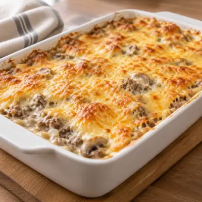 Gratin crémeux viande hachée, recette facile
