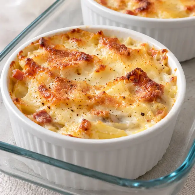 Gratin crémeux d’endives, tendre et bien gratiné