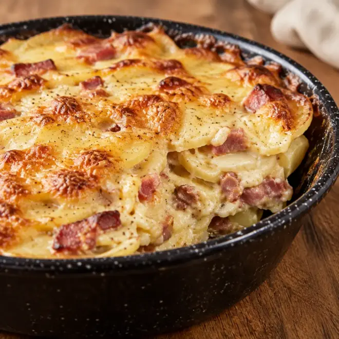 Gratin dauphinois à la raclette facile