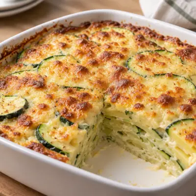 Gratin dauphinois aux courgettes facile et fondant
