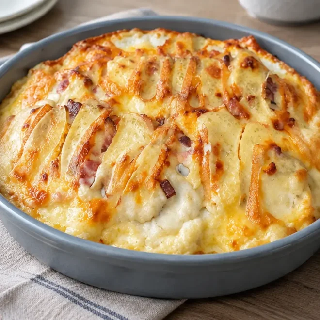 Gratin de chou-fleur crémeux et facile