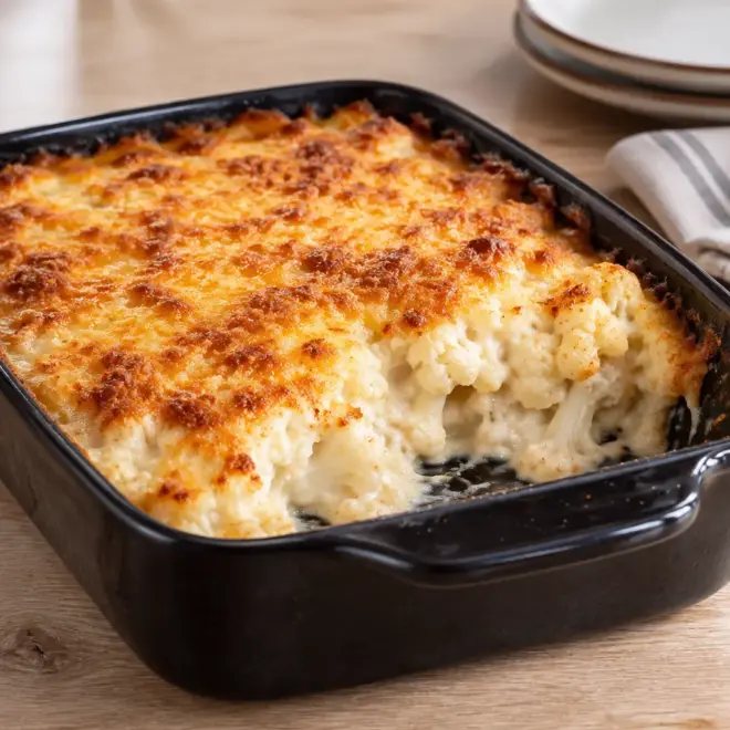 Gratin de chou-fleur facile et fondant