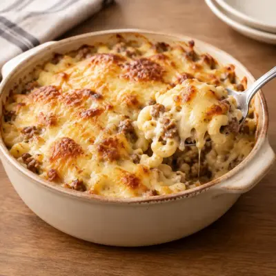 Gratin de coquillettes facile à la raclette