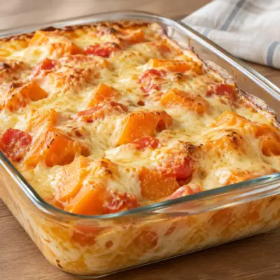 Gratin de courge facile et crémeux
