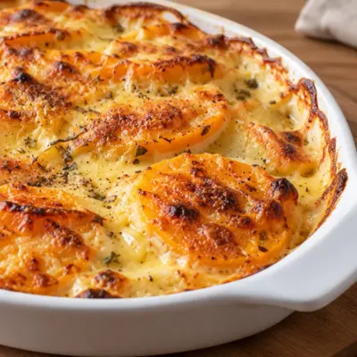Gratin de courge facile, fondant et doré