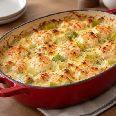 Gratin de crevettes recette crémeuse et facile
