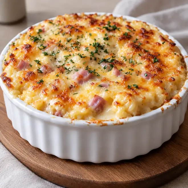 Gratin de macaronis recette facile et crémeuse