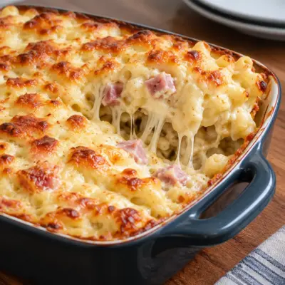 Gratin de pâtes recette facile et crémeuse
