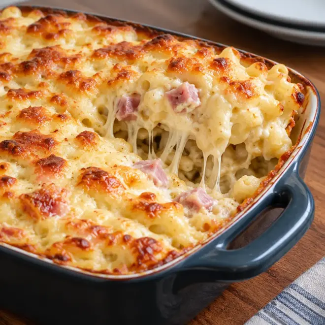Gratin de pâtes recette facile et crémeuse