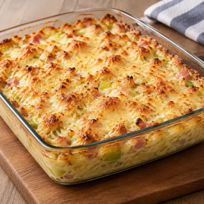Gratin de poireaux : crémeux et doré
