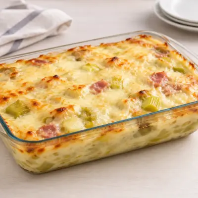 Gratin de poireaux recette facile et fondante