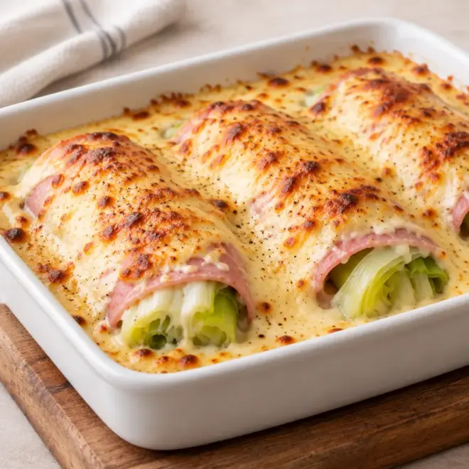 Gratin de poireaux recette facile et fondante