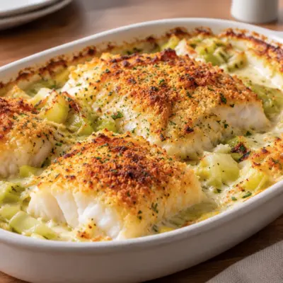 Gratin de poisson recette crémeuse et dorée