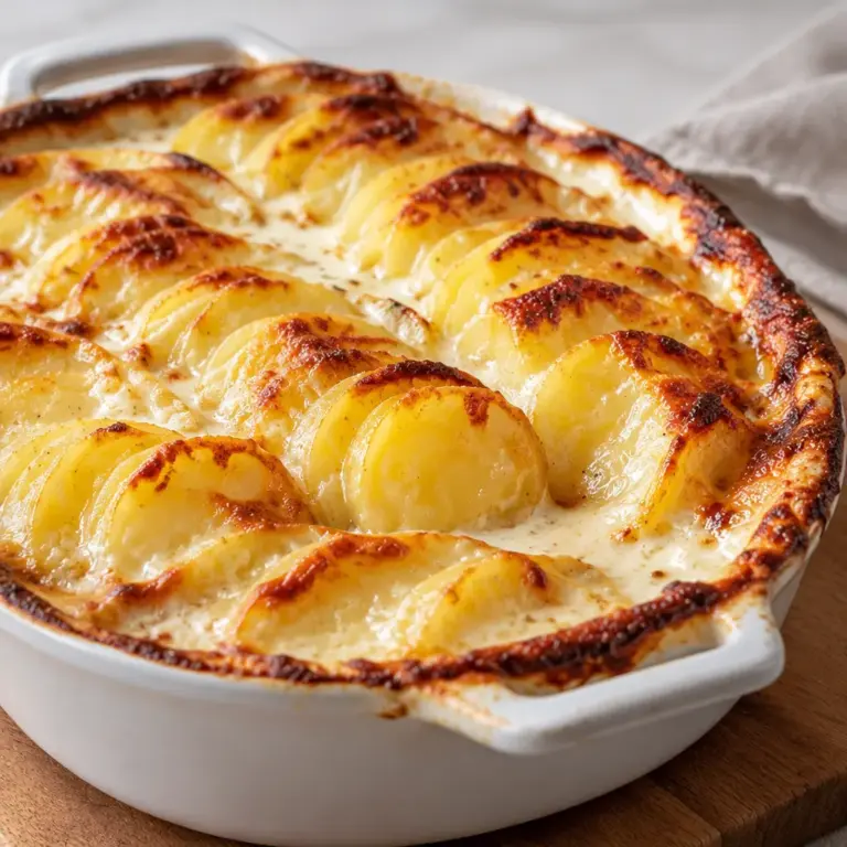 Gratin de pommes de terre : fondant et doré
