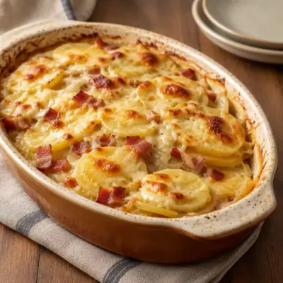 Gratin de pommes de terre à la raclette facile