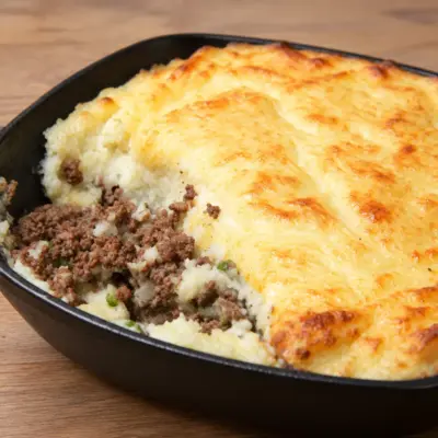 Gratin de pommes de terre au bœuf haché facile