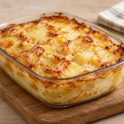 Gratin de pommes de terre au camembert facile