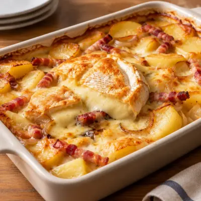 Gratin de pommes de terre au camembert facile