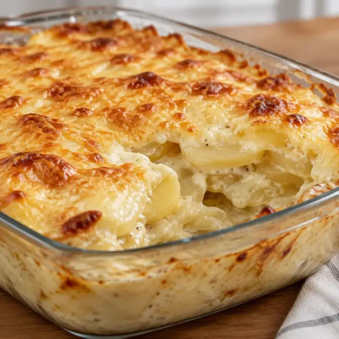 Gratin de pommes de terre au fromage facile