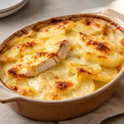 Gratin de pommes de terre au fromage facile