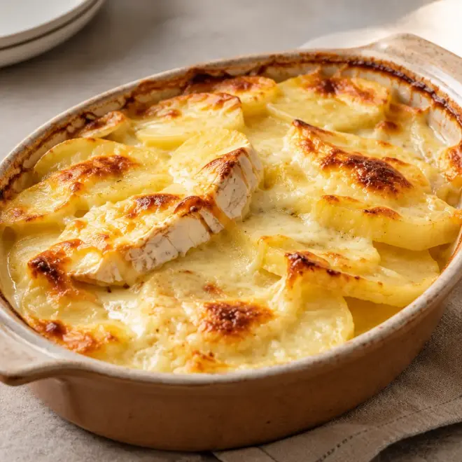 Gratin de pommes de terre au fromage facile