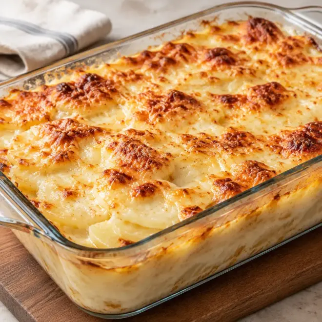 Gratin de pommes de terre au fromage facile