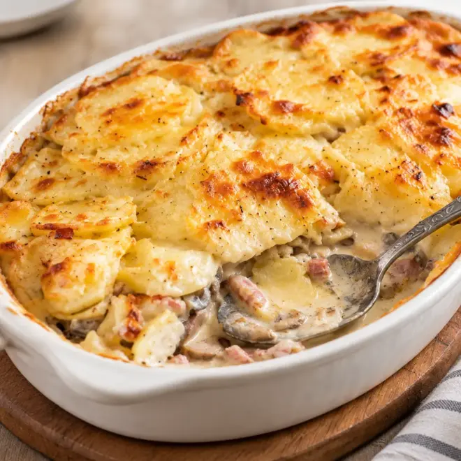 Gratin de pommes de terre crémeux et facile