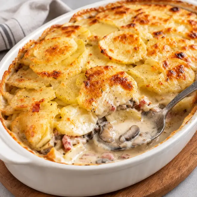 Gratin de pommes de terre crémeux facile