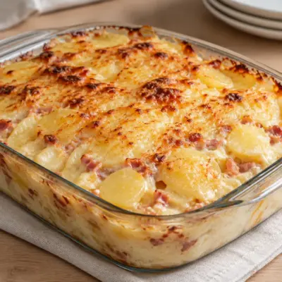 Gratin de pommes de terre facile et crémeux