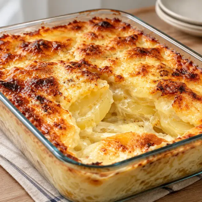 Gratin de pommes de terre facile et crémeux