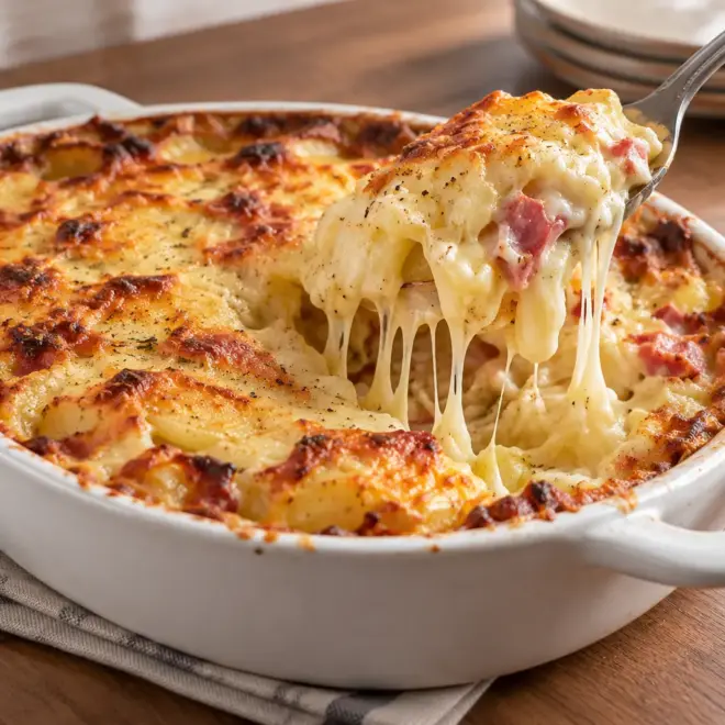 Gratin de pommes de terre facile et crémeux