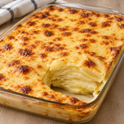 Gratin de pommes de terre facile et crémeux