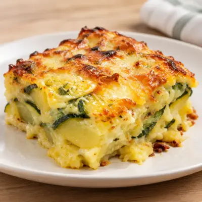 Gratin de pommes de terre et courgettes facile
